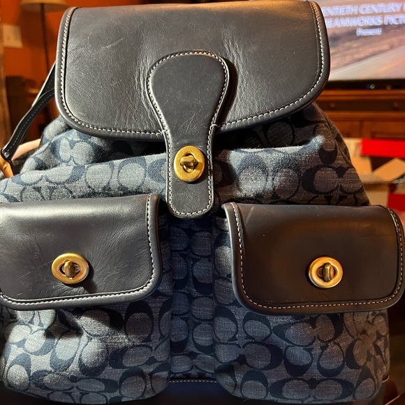 Coach Bags Coach Heritage Backpack Purse In Coachs Signature